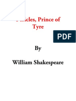 Pericles, Prince of Tyre