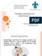 Paciente Geriátrico en Odontología