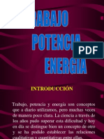 Trabajo Potencia y Energia