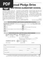 Annual Pledge Drive: Kentwood Elementary School