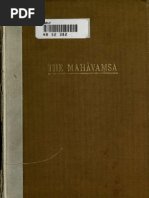 Mahavamsa The Great Chronicle of Ceylon W Geiger PTS Transl