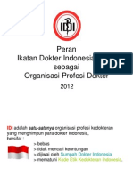 Peran IDI DLM Prak Kedok Ind