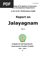 Response-Audit Report On Jalayagnam-Vol.1