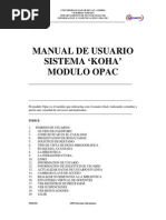 Manual de Opac Koha UMSA