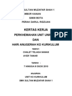 Kertas Kerja Perkhemahan Kokurikulum