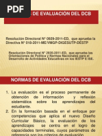 Normas de Evaluacion