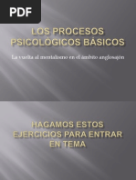 Los Procesos Psicologicos Basicos