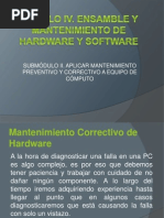 3.1 Mtto Correctivo HRDWR