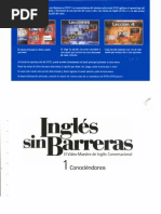 Cuaderno de Ejercicios 1 Ingles Sin Barreras