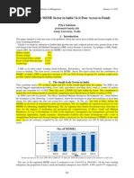 208 - Umer - What Ails The MSME Sector in India Is It Poor Access To Funds