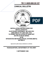 TB 11-5820-890-20-107 Installation of MK-2852/VRC in An An/tmq-40 Integrated Meteorological System (Imets)