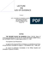 Rules of Evidence