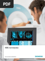 MRI Acronyms