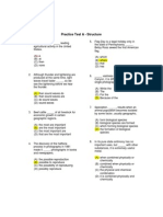 Practice Structure A