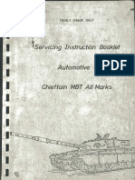 Chieftain Tank Servicing Instruction Booklet FREE