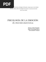 Chóliz, Mariano - Psicología de La Emoción, El Proceso Emocional