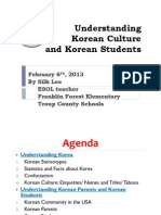 Understanding Korean Culture and Korean Students