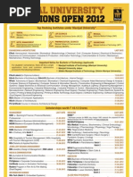 Admissions Open 2012: Manipal University