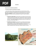 Geologia Mapa Geologico Representacion Elementos Geometricos