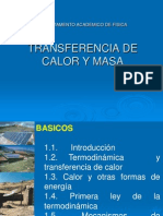 Transferencia de Calor y Masa Clase 1