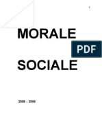 Morale Sociale - Dispense - Don Giuseppe Mazzocato