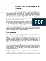 Factores Críticos de Éxito de Un Proyecto de Business Intelligence