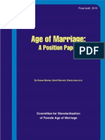 Age of Marriage PDF