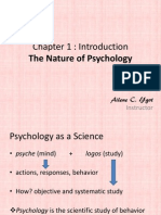 Nature of Psychology