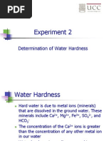 Determination of Water Hardness