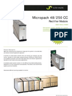 Datasheet Micropack Rectifier Module Nx250W