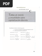 Tablas de Interes y Anualidades para Capitalizacion Discreta PDF