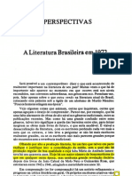 A Literatura em 1972 - Antonio Candido