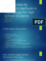 Introduction To Research Methods in Psychology For High School Students