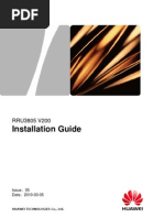 RRU3805 Installation Guide (V200 - 05)