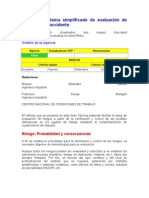 1 - NTP 330 - Sistema Simplificado de Evaluación de Riesgos de Accidente