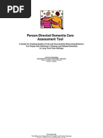 Person-Directed Dementia Care Assessment Tool