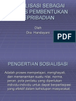 Sosialisasi Sebagai Proses Pembentukan Kepribadian