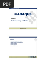 Material Damage and Failure in Abaqus