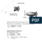 Gas Density Calculation