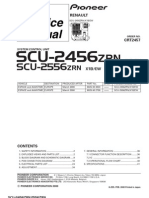 Pioneer Scu-2456 Scu-2556 Renault