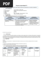 Proyecto y Sesiones de Aprendizaje Aplicando Los Faciculos de Las Rutas de Aprendizaje 2013