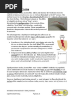 Liquid Penetrant Testing