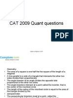 CAT 2009 Quant Questions