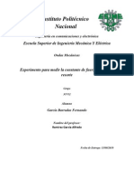 Experimento para Calcular La Constante de Restitucion de Un Resorte