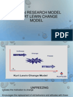 Action Research Model & Kurt Lewin Change Model