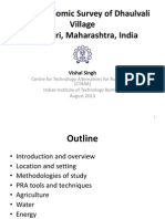 Socio-Economic Survey of Dhaulvali Village Ratnagiri, Maharashtra, India