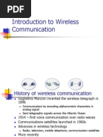 Introduction To Wireless Communication - Radio Communication