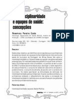 Interdisciplinaridade e Equipe de Saude