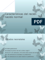 Características Del Recién Nacido Normal