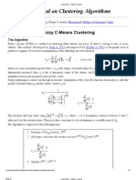 Clustering - Fuzzy C-Means